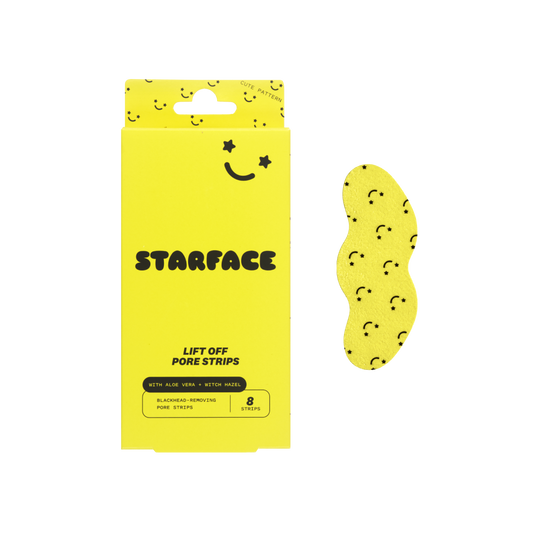 Starface Hydro-Stars Big Yellow Hydrocolloid Pimple Patches w/case. Pocket  size