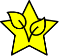 A yellow star graphic shows a plant to communicate that Hydro-Star® pimple patches are vegan.