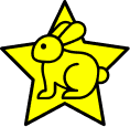 A yellow star graphic shows a rabbit to communicate that Hydro-Star® pimple patches are cruelty free.